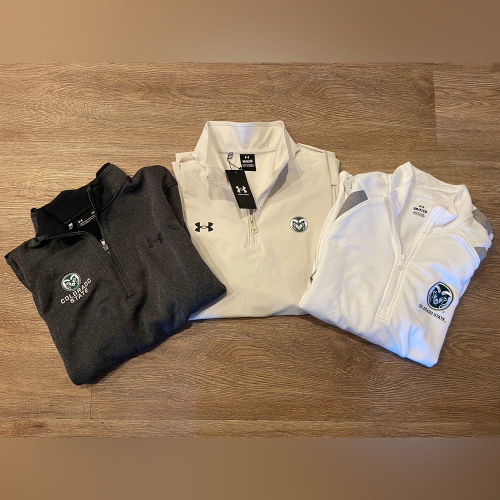 Under Armour Colorado State Quarter-Zip Pullover Bundle